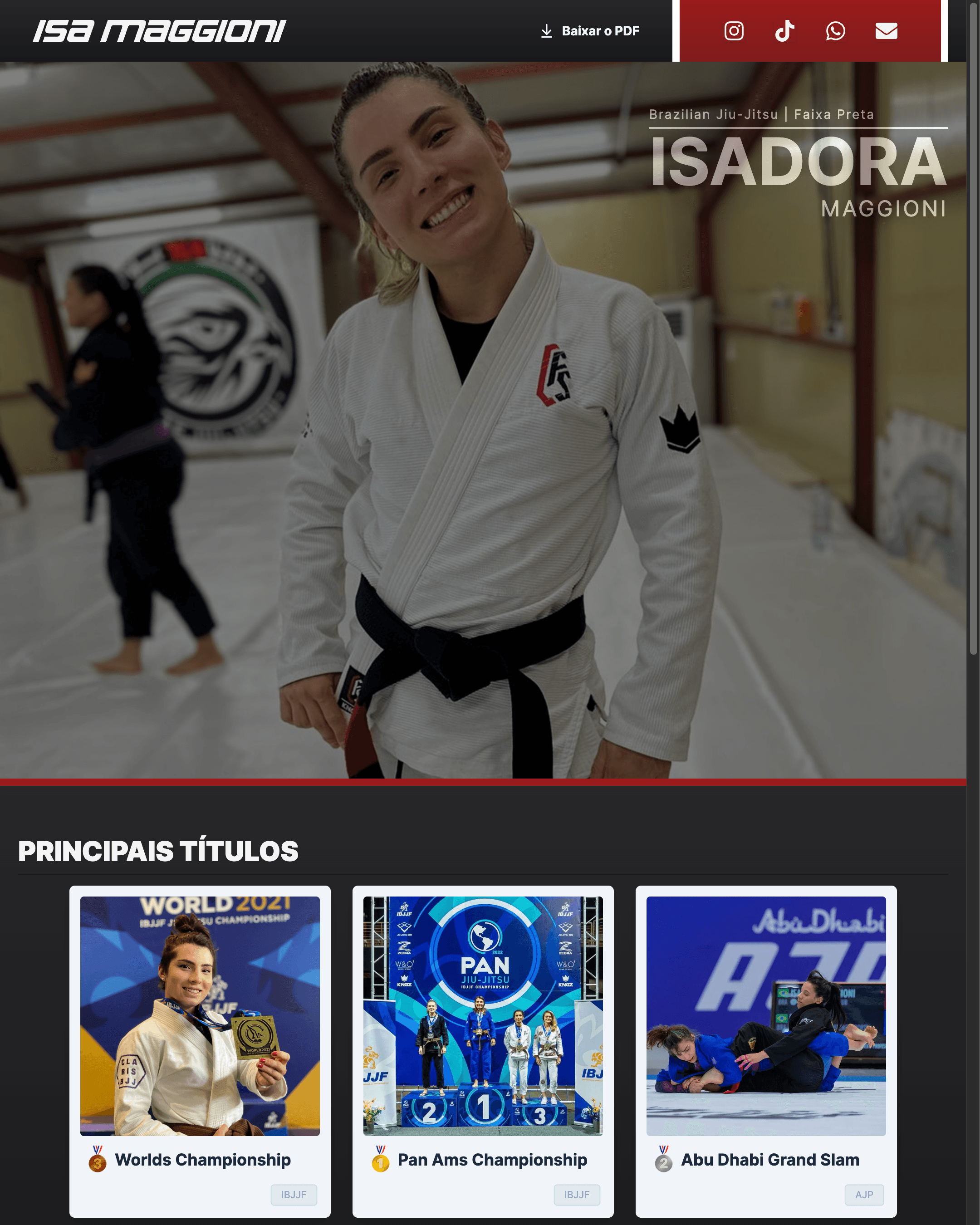 Isadora Maggioni - Website